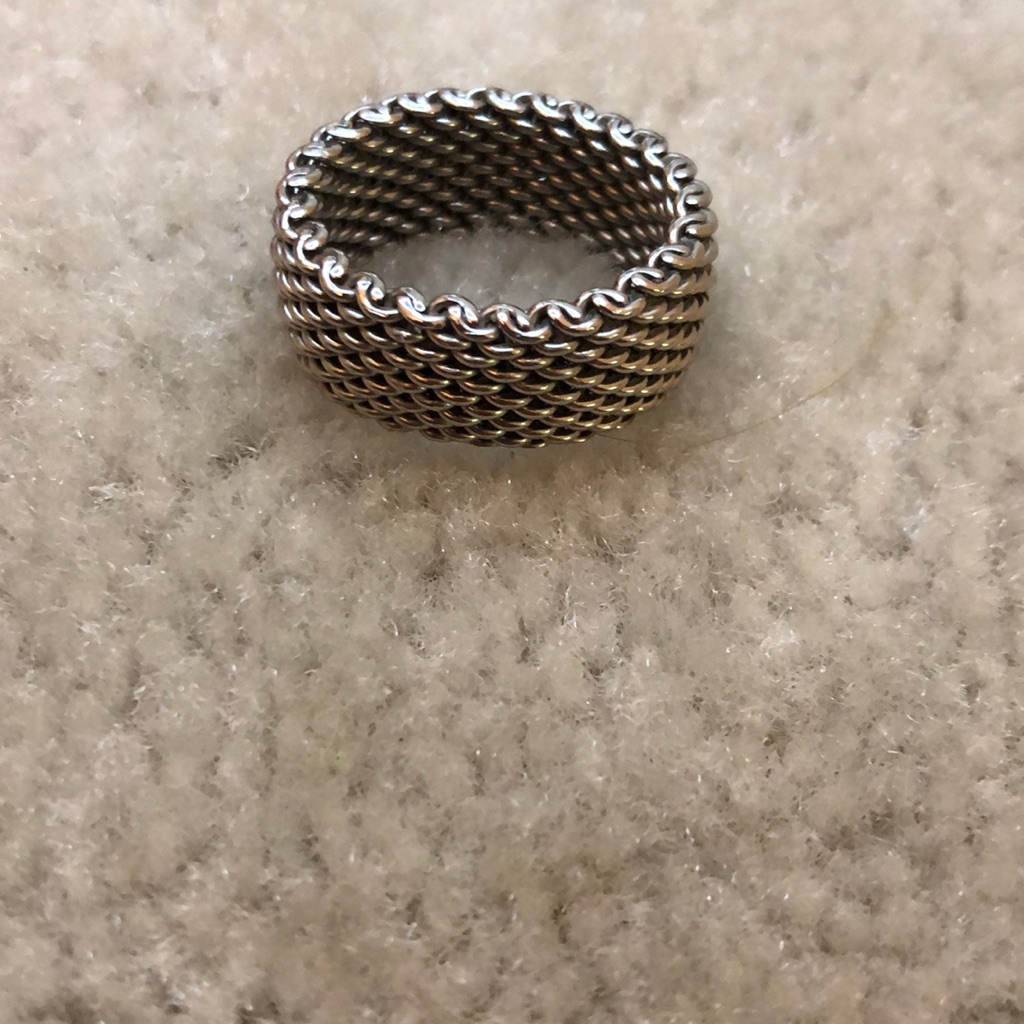Silver Chain Ring.